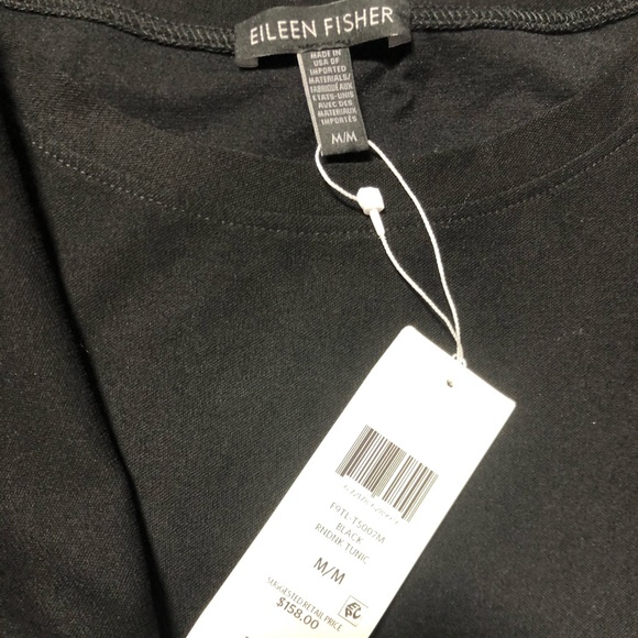 Eileen Fisher Black Tunic - Picture 5 of 7